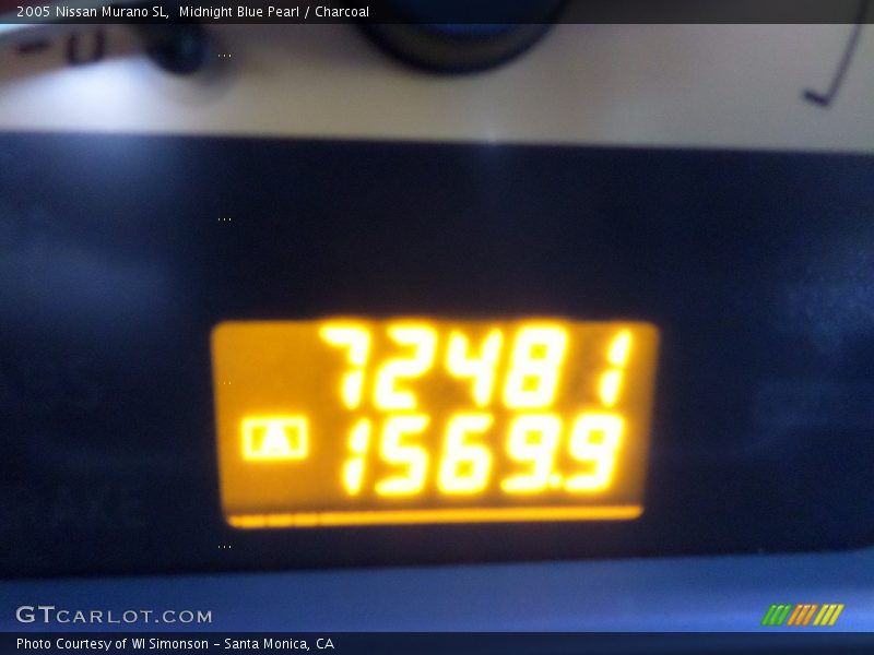 Midnight Blue Pearl / Charcoal 2005 Nissan Murano SL