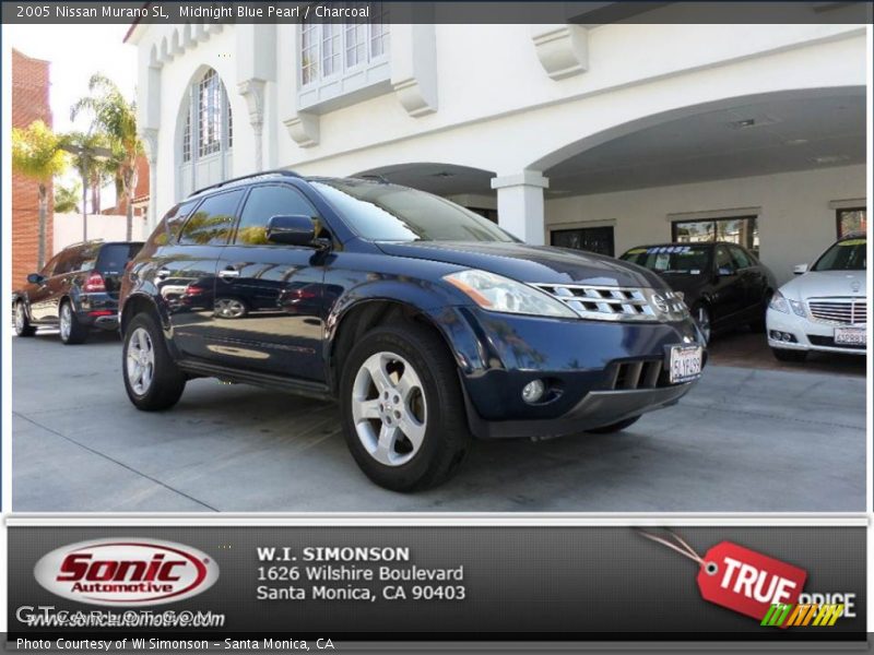Midnight Blue Pearl / Charcoal 2005 Nissan Murano SL