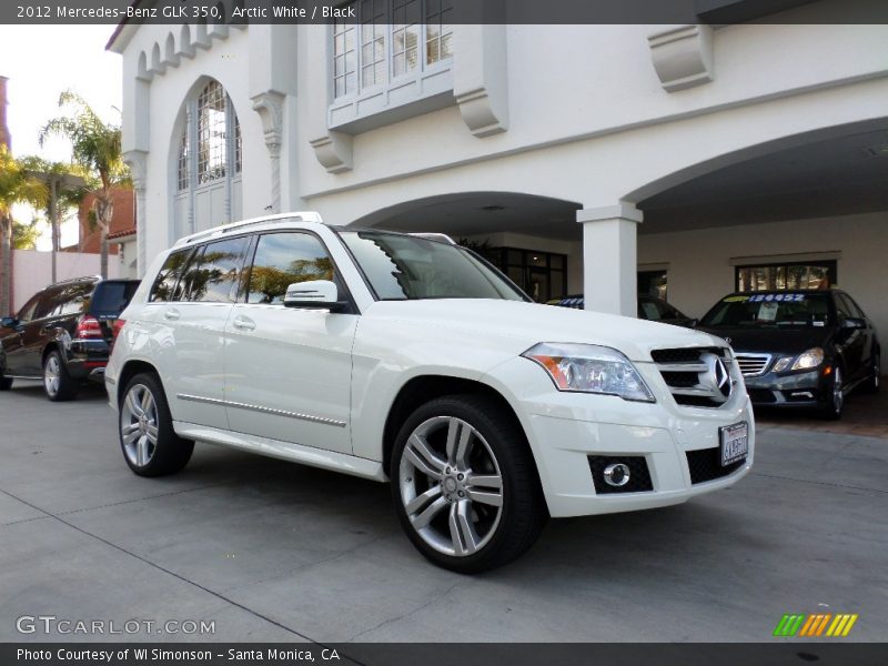 Arctic White / Black 2012 Mercedes-Benz GLK 350