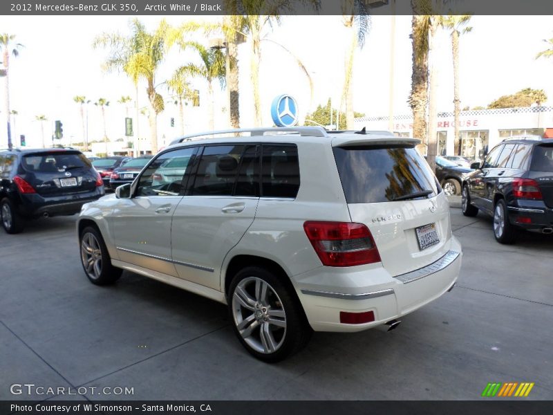 Arctic White / Black 2012 Mercedes-Benz GLK 350