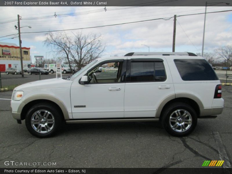 Oxford White / Camel 2007 Ford Explorer Eddie Bauer 4x4