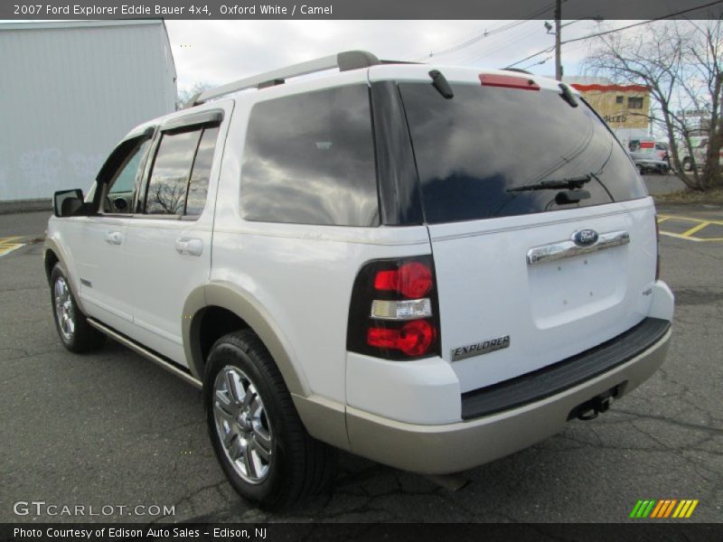 Oxford White / Camel 2007 Ford Explorer Eddie Bauer 4x4