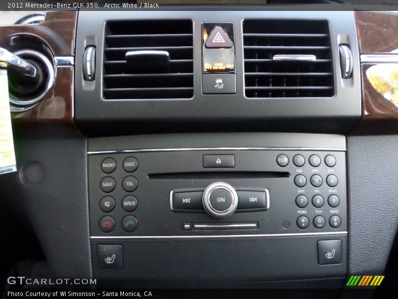 Arctic White / Black 2012 Mercedes-Benz GLK 350