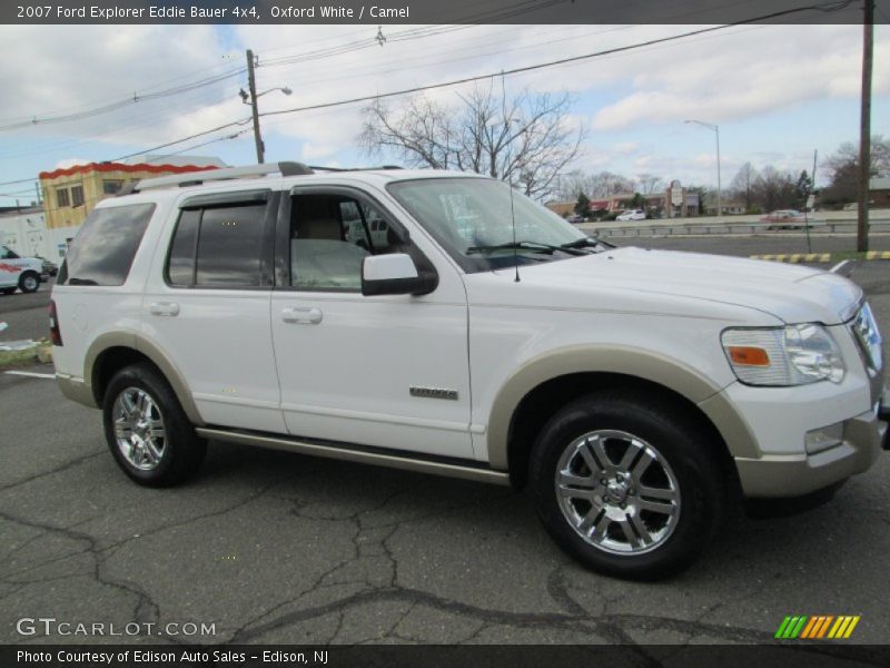 Oxford White / Camel 2007 Ford Explorer Eddie Bauer 4x4