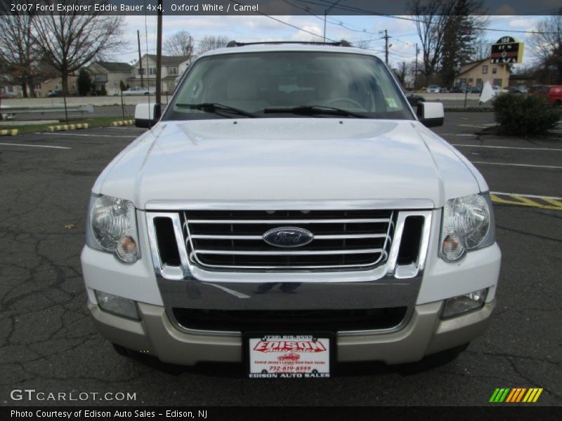 Oxford White / Camel 2007 Ford Explorer Eddie Bauer 4x4