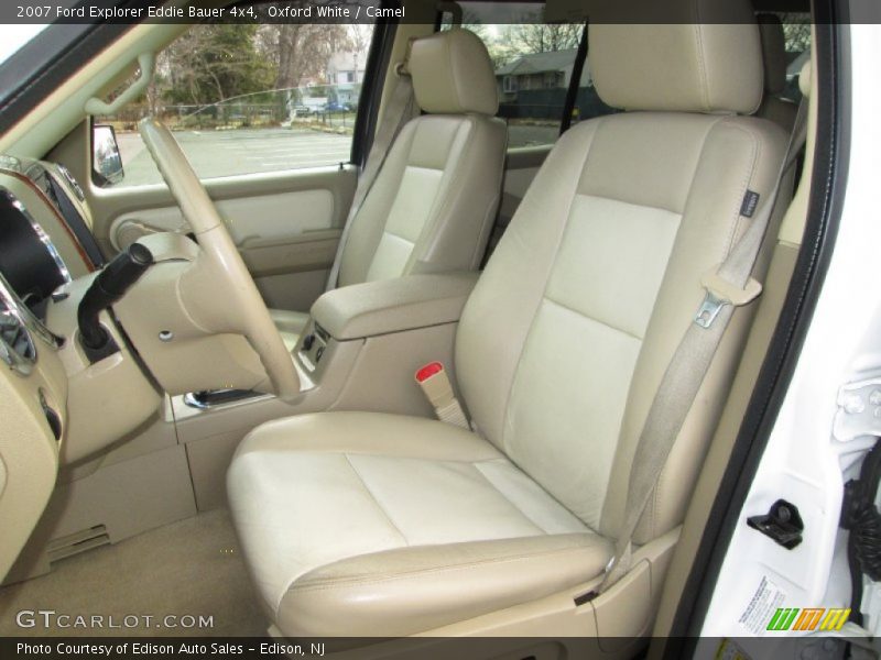 Oxford White / Camel 2007 Ford Explorer Eddie Bauer 4x4