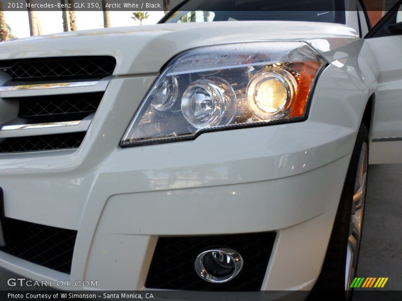 Arctic White / Black 2012 Mercedes-Benz GLK 350