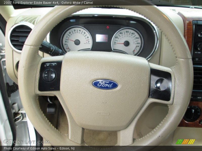 Oxford White / Camel 2007 Ford Explorer Eddie Bauer 4x4
