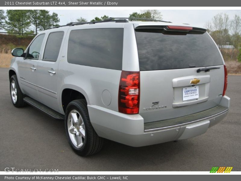 Sheer Silver Metallic / Ebony 2011 Chevrolet Suburban LTZ 4x4