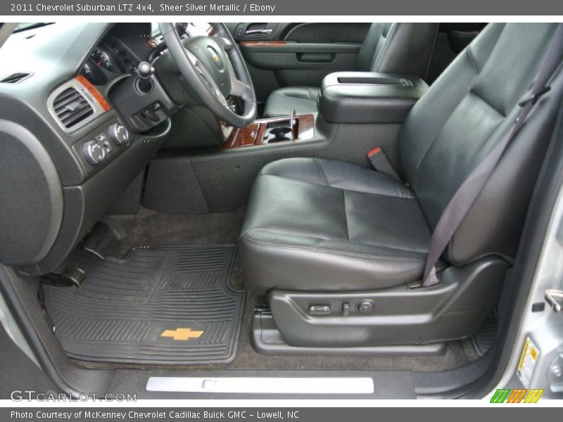 Sheer Silver Metallic / Ebony 2011 Chevrolet Suburban LTZ 4x4