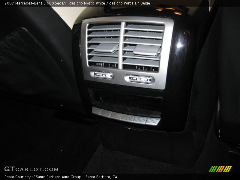 designo Mystic White / designo Porcelain Beige 2007 Mercedes-Benz S 600 Sedan