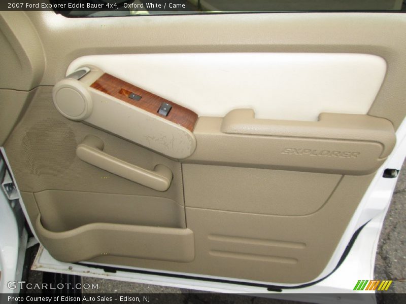 Oxford White / Camel 2007 Ford Explorer Eddie Bauer 4x4