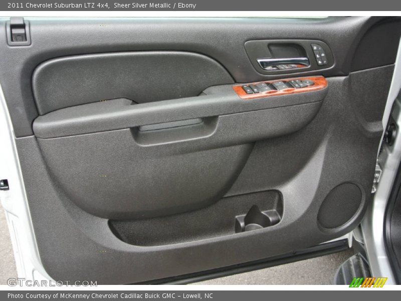 Sheer Silver Metallic / Ebony 2011 Chevrolet Suburban LTZ 4x4