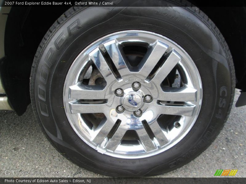 Oxford White / Camel 2007 Ford Explorer Eddie Bauer 4x4
