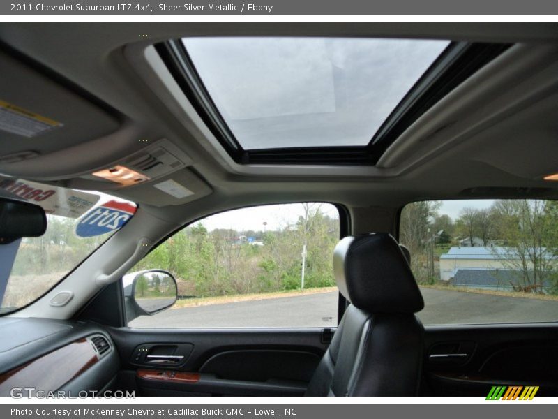Sheer Silver Metallic / Ebony 2011 Chevrolet Suburban LTZ 4x4