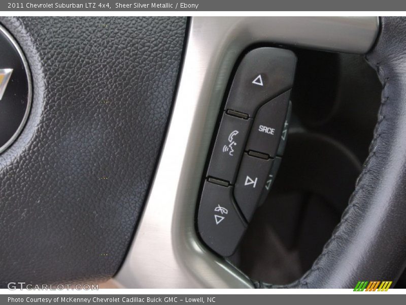 Sheer Silver Metallic / Ebony 2011 Chevrolet Suburban LTZ 4x4