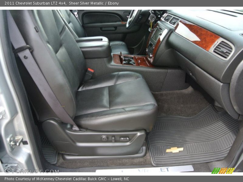 Sheer Silver Metallic / Ebony 2011 Chevrolet Suburban LTZ 4x4