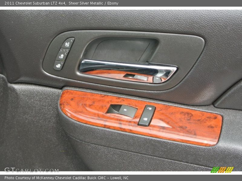 Sheer Silver Metallic / Ebony 2011 Chevrolet Suburban LTZ 4x4
