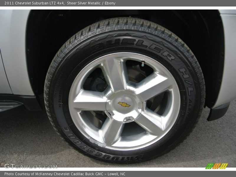 Sheer Silver Metallic / Ebony 2011 Chevrolet Suburban LTZ 4x4