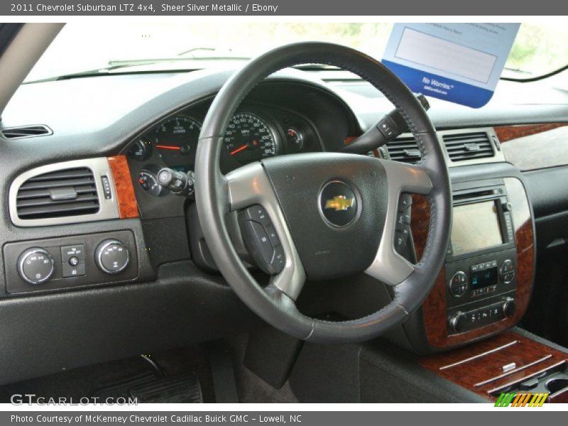 Sheer Silver Metallic / Ebony 2011 Chevrolet Suburban LTZ 4x4