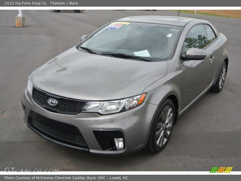 Titanium / Black 2012 Kia Forte Koup SX