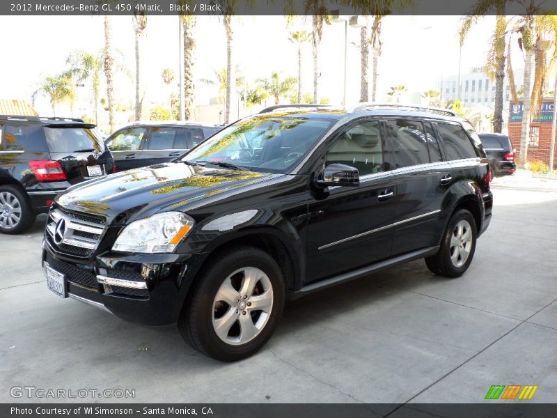 Black / Black 2012 Mercedes-Benz GL 450 4Matic