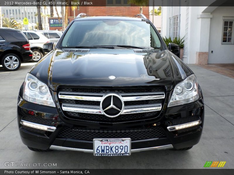 Black / Black 2012 Mercedes-Benz GL 450 4Matic