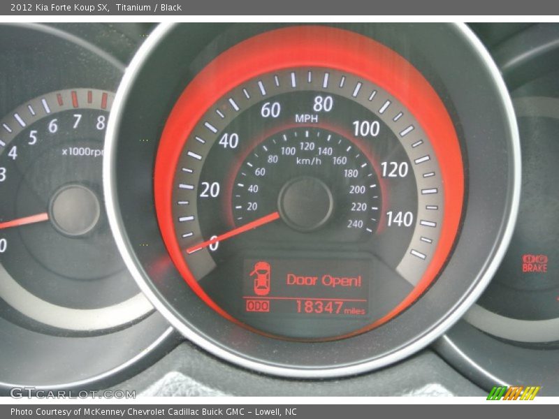 Titanium / Black 2012 Kia Forte Koup SX
