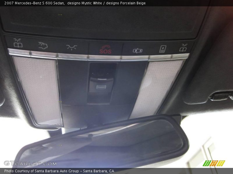 designo Mystic White / designo Porcelain Beige 2007 Mercedes-Benz S 600 Sedan