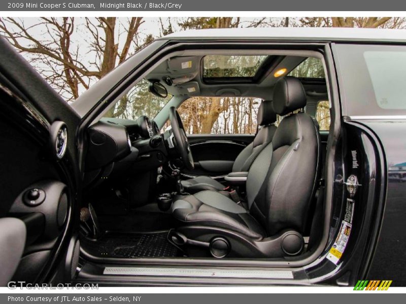 Midnight Black / Black/Grey 2009 Mini Cooper S Clubman