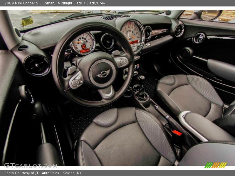 Midnight Black / Black/Grey 2009 Mini Cooper S Clubman
