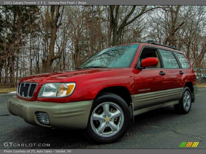 Sedona Red Pearl / Beige 2001 Subaru Forester 2.5 S