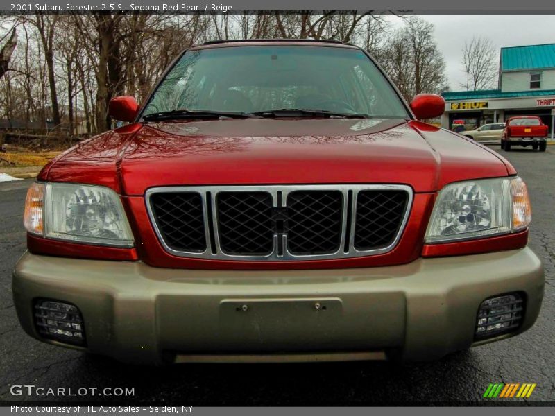 Sedona Red Pearl / Beige 2001 Subaru Forester 2.5 S