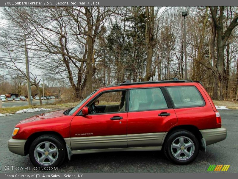 Sedona Red Pearl / Beige 2001 Subaru Forester 2.5 S