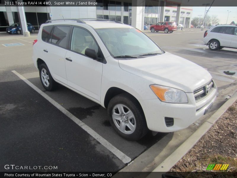 Super White / Sand Beige 2011 Toyota RAV4 I4 4WD