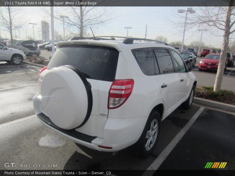 Super White / Sand Beige 2011 Toyota RAV4 I4 4WD