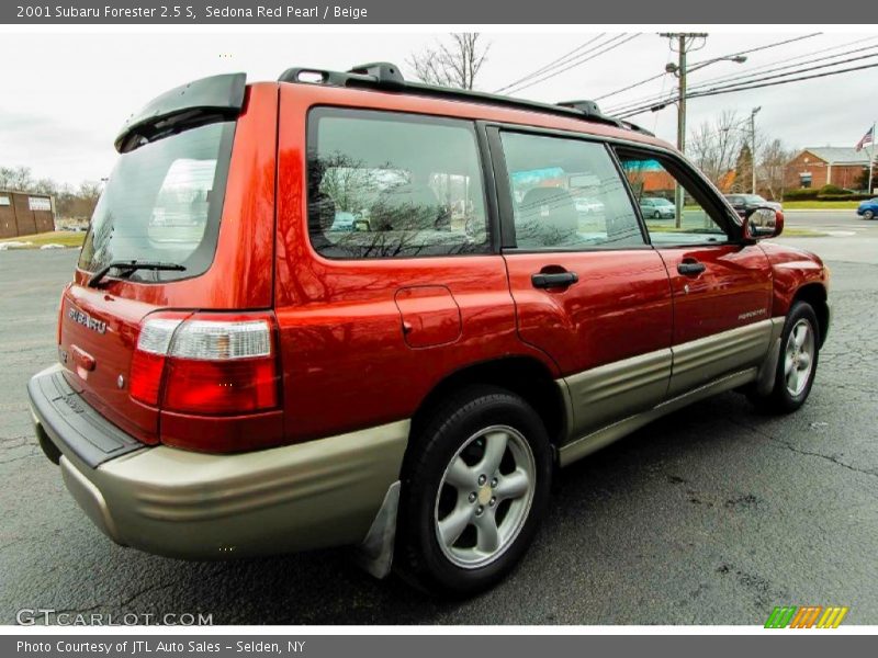 Sedona Red Pearl / Beige 2001 Subaru Forester 2.5 S