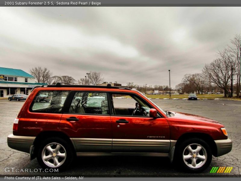 Sedona Red Pearl / Beige 2001 Subaru Forester 2.5 S