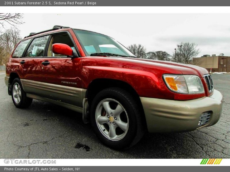 Sedona Red Pearl / Beige 2001 Subaru Forester 2.5 S