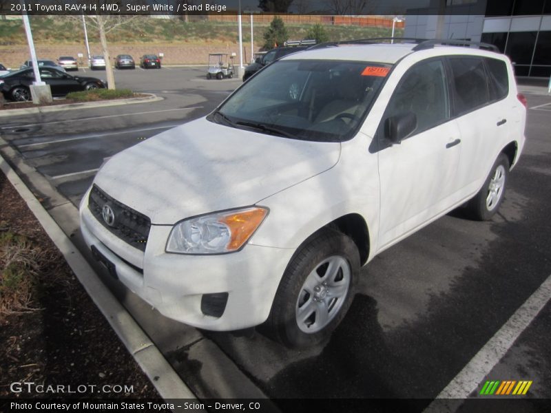 Super White / Sand Beige 2011 Toyota RAV4 I4 4WD