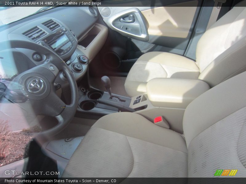 Super White / Sand Beige 2011 Toyota RAV4 I4 4WD