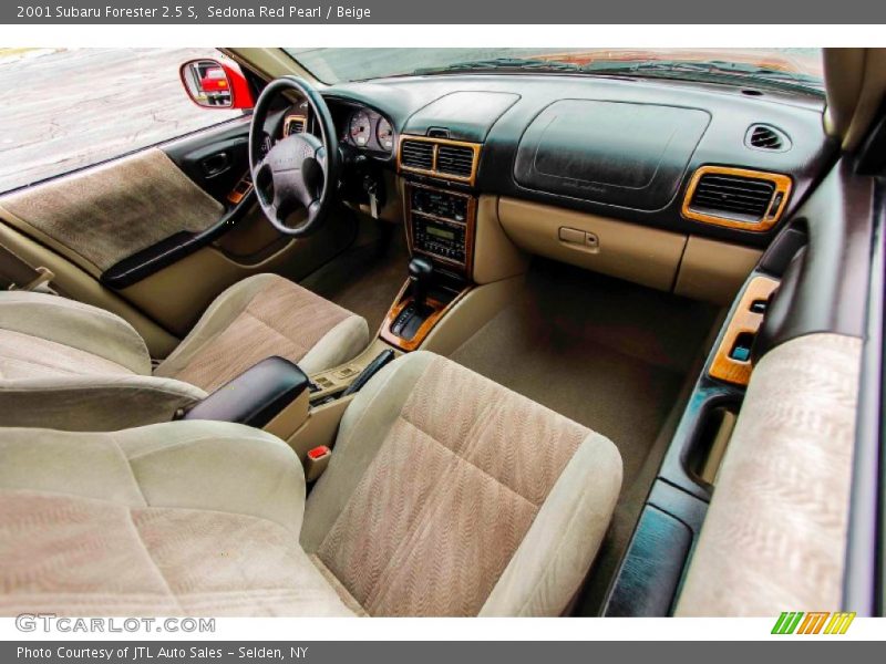 Sedona Red Pearl / Beige 2001 Subaru Forester 2.5 S