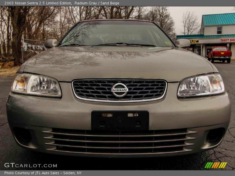 Radium Gray / Sand Beige 2003 Nissan Sentra 2.5 Limited Edition