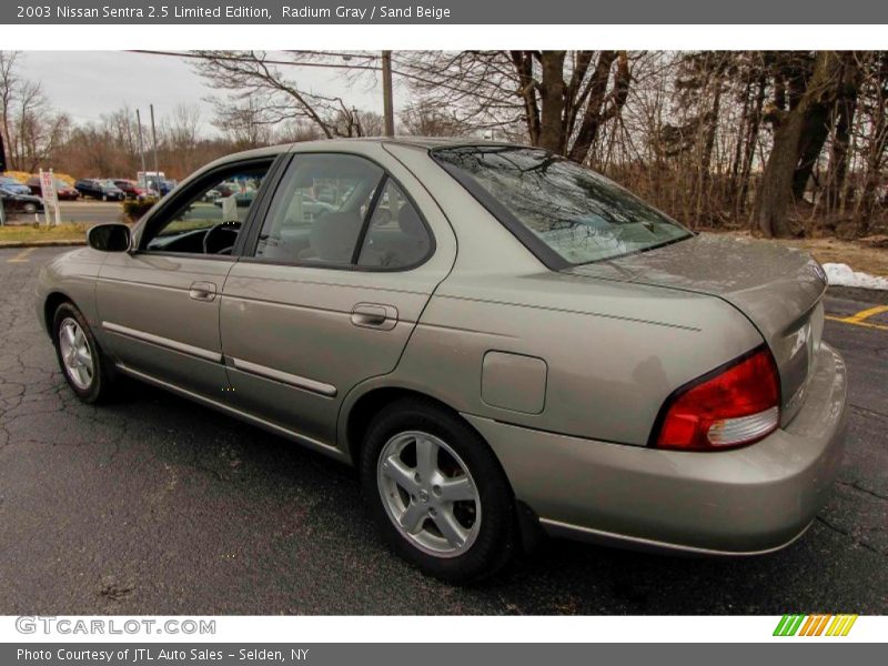 Radium Gray / Sand Beige 2003 Nissan Sentra 2.5 Limited Edition