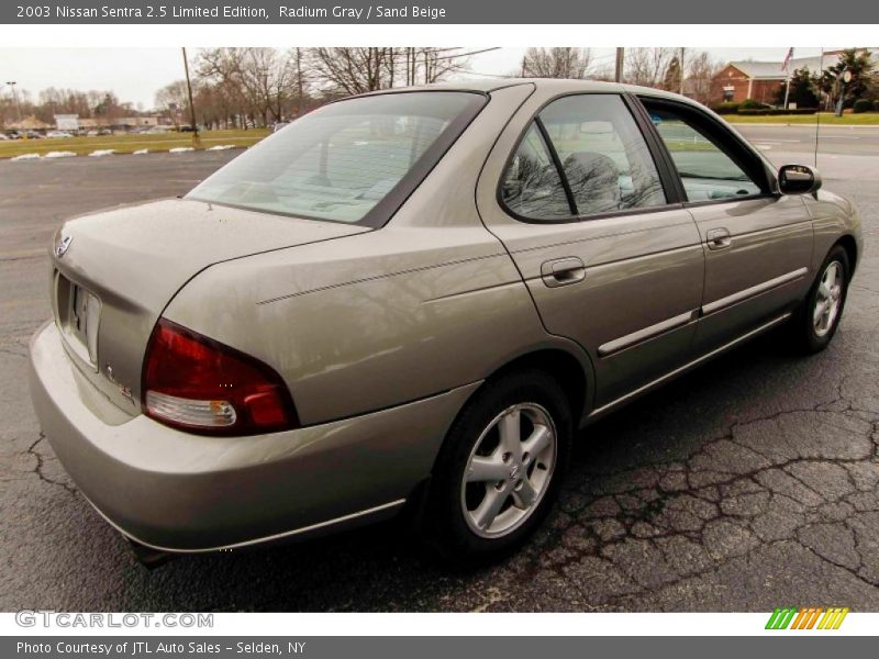 Radium Gray / Sand Beige 2003 Nissan Sentra 2.5 Limited Edition