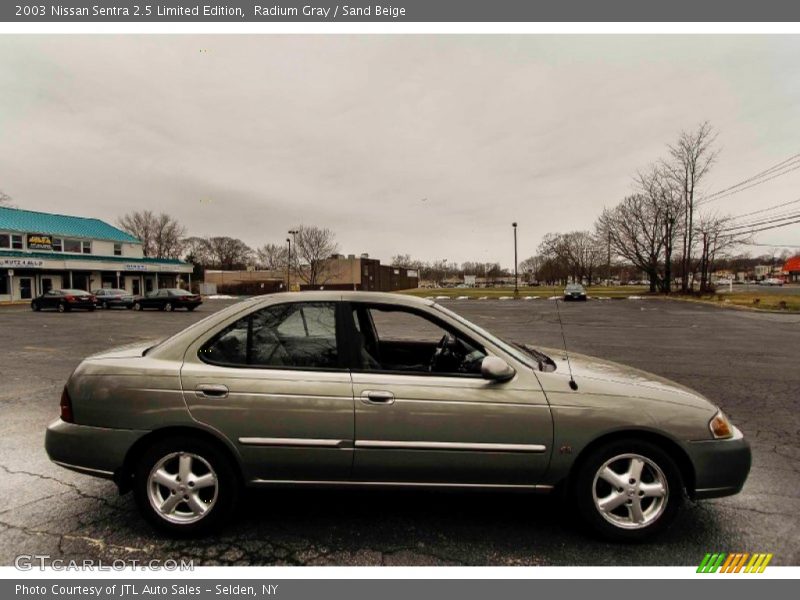 Radium Gray / Sand Beige 2003 Nissan Sentra 2.5 Limited Edition