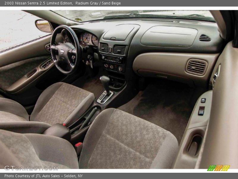 Radium Gray / Sand Beige 2003 Nissan Sentra 2.5 Limited Edition