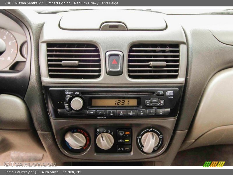 Controls of 2003 Sentra 2.5 Limited Edition