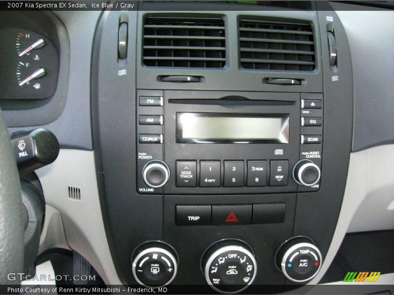 Ice Blue / Gray 2007 Kia Spectra EX Sedan