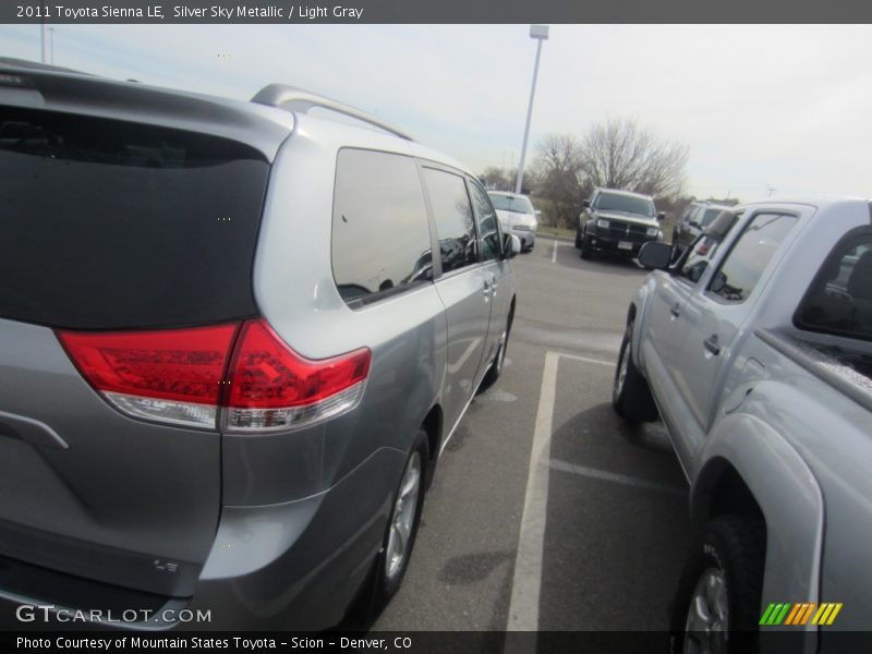 Silver Sky Metallic / Light Gray 2011 Toyota Sienna LE